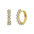 Small size CZ Bali (gold) 4         (9497)