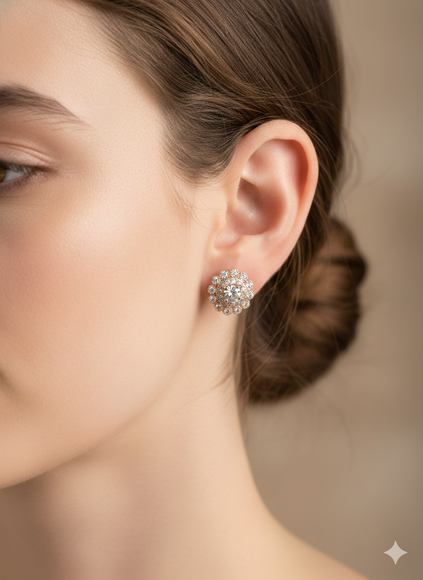 Anti Tarnish CZ Earring 5