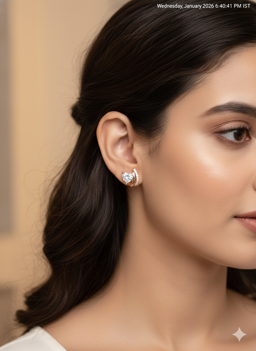 Anti Tarnish CZ Earring 1