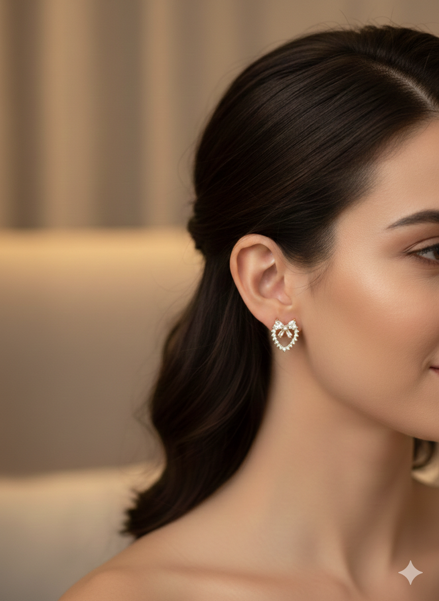 Anti Tarnish CZ Earring 8