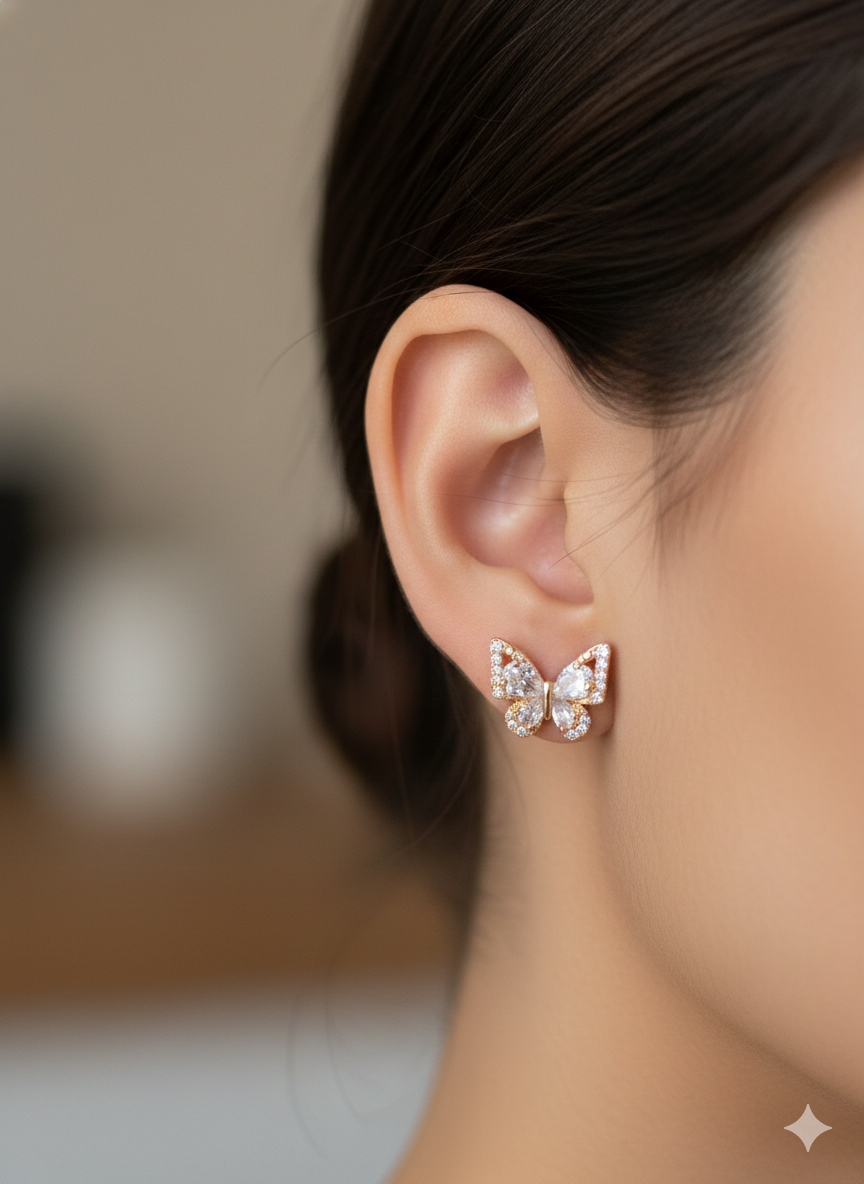 Anti Tarnish CZ Earring 15