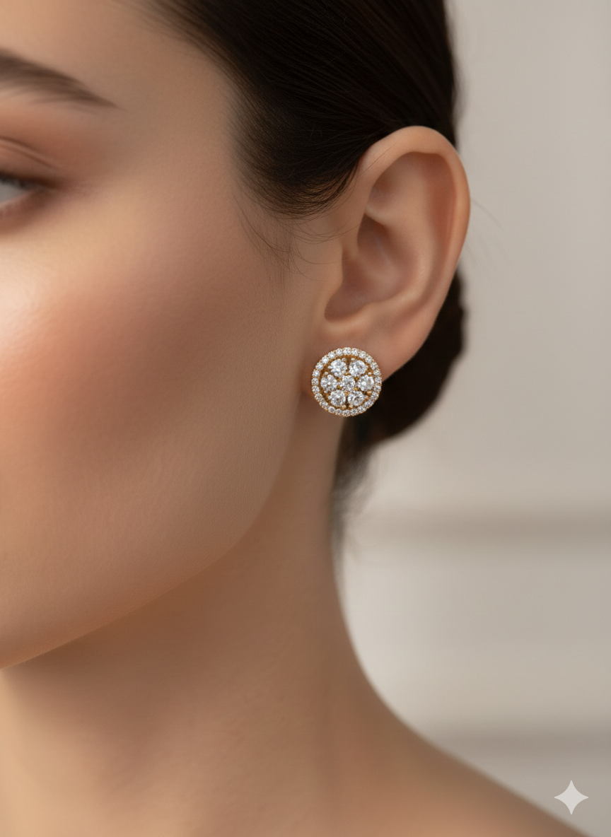 Anti Tarnish CZ Earring 11