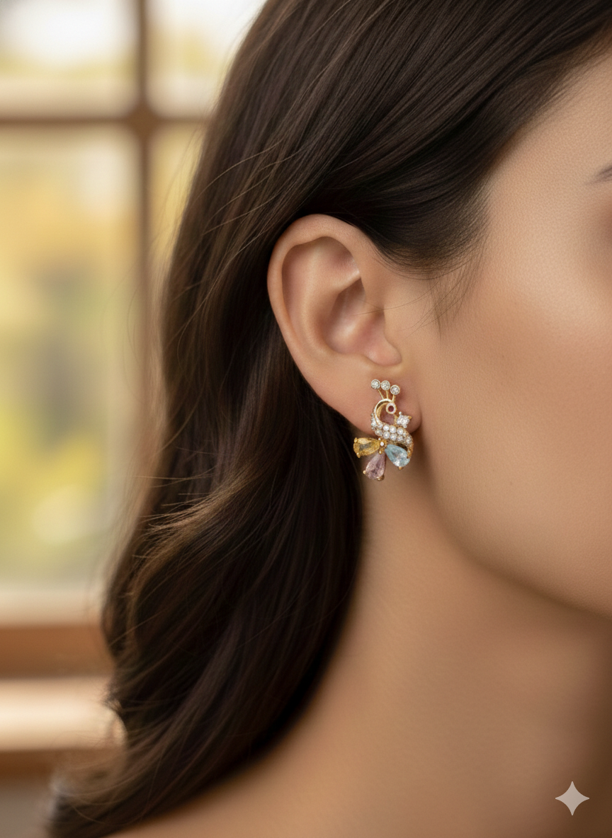 Anti Tarnish CZ Earring 13