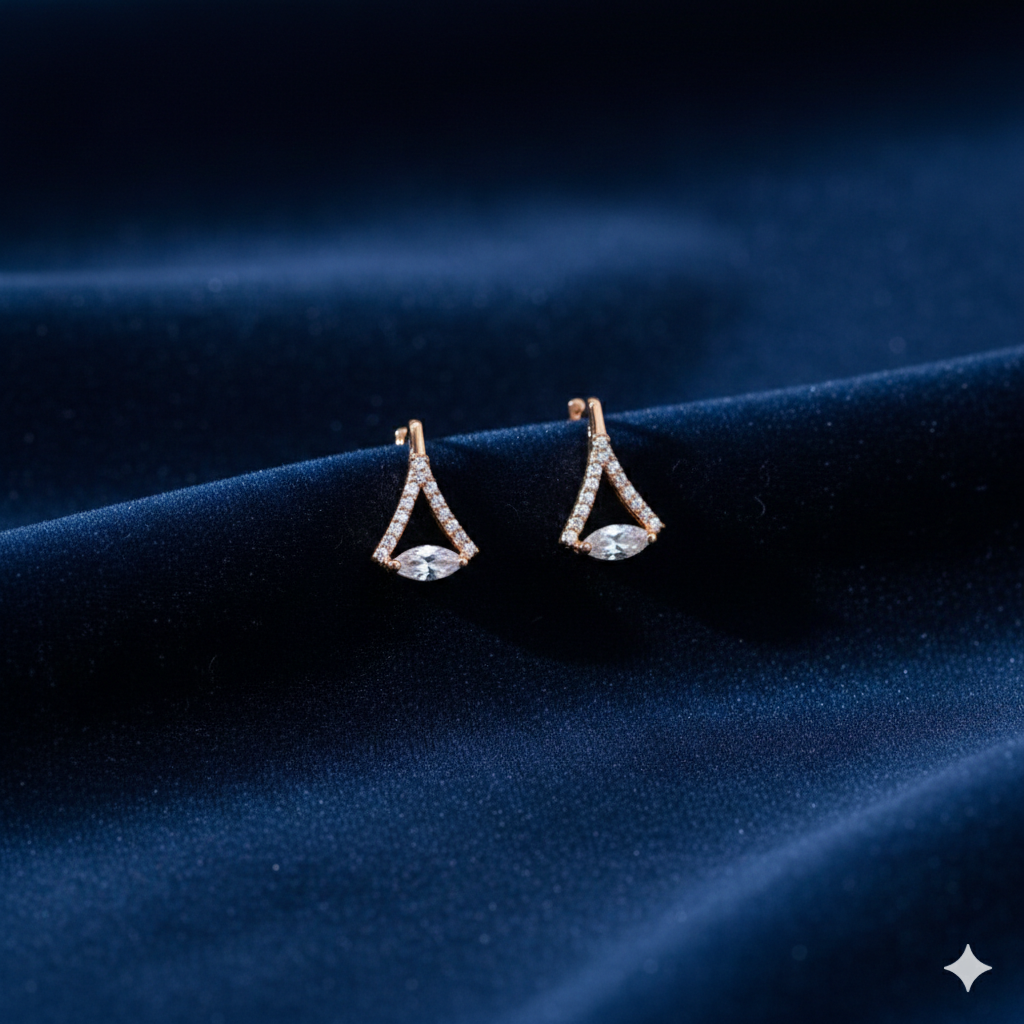 Anti Tarnish CZ Earring 14