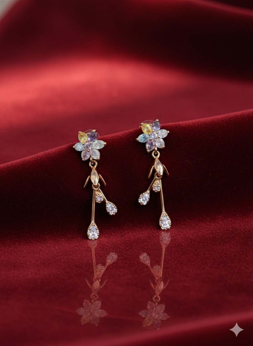 Anti Tarnish CZ Earring 21