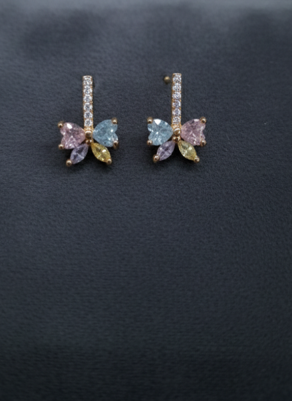 Anti Tarnish CZ Earring 12