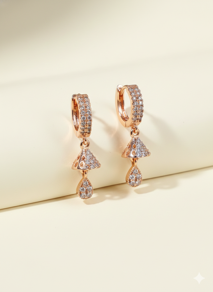 Anti Tarnish CZ Earring 25