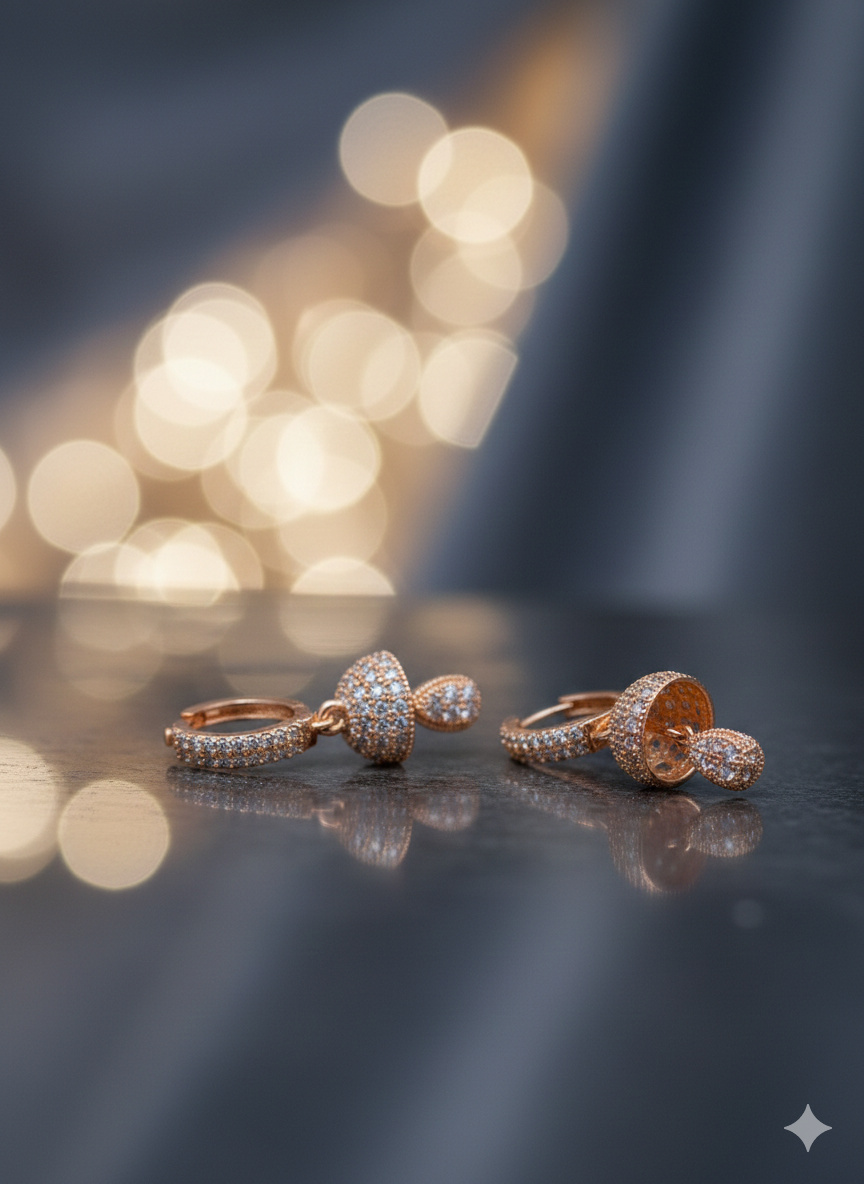 Anti Tarnish CZ Earring 27