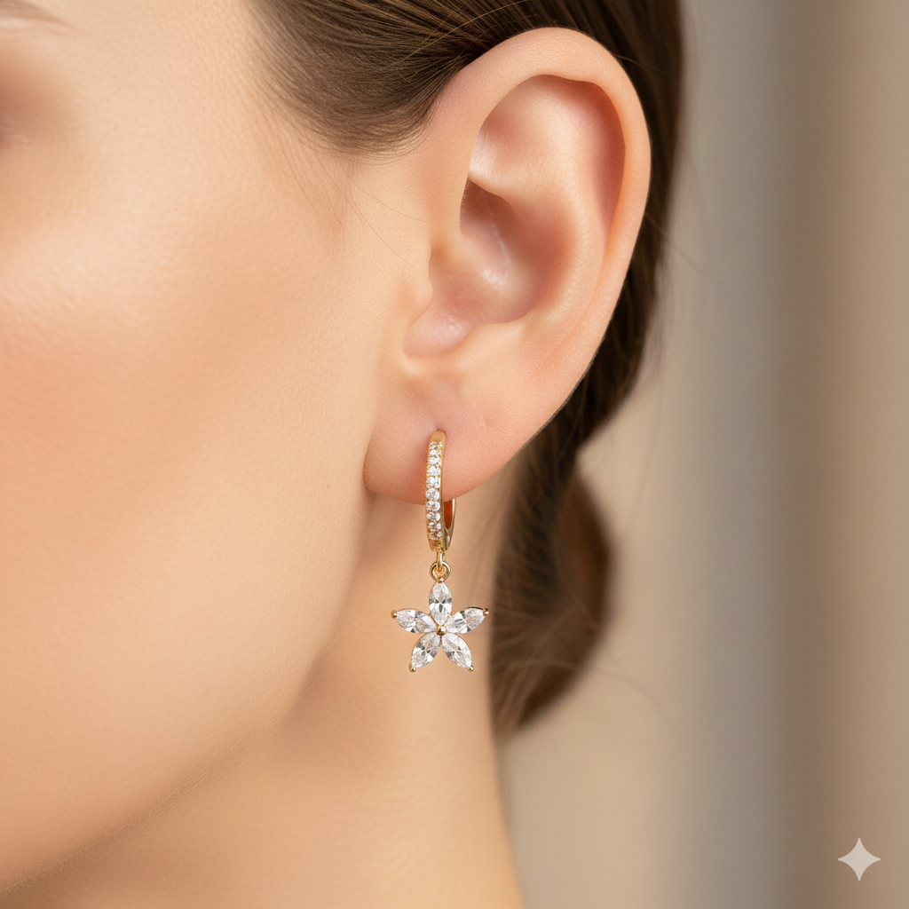 Anti Tarnish CZ Earring 36