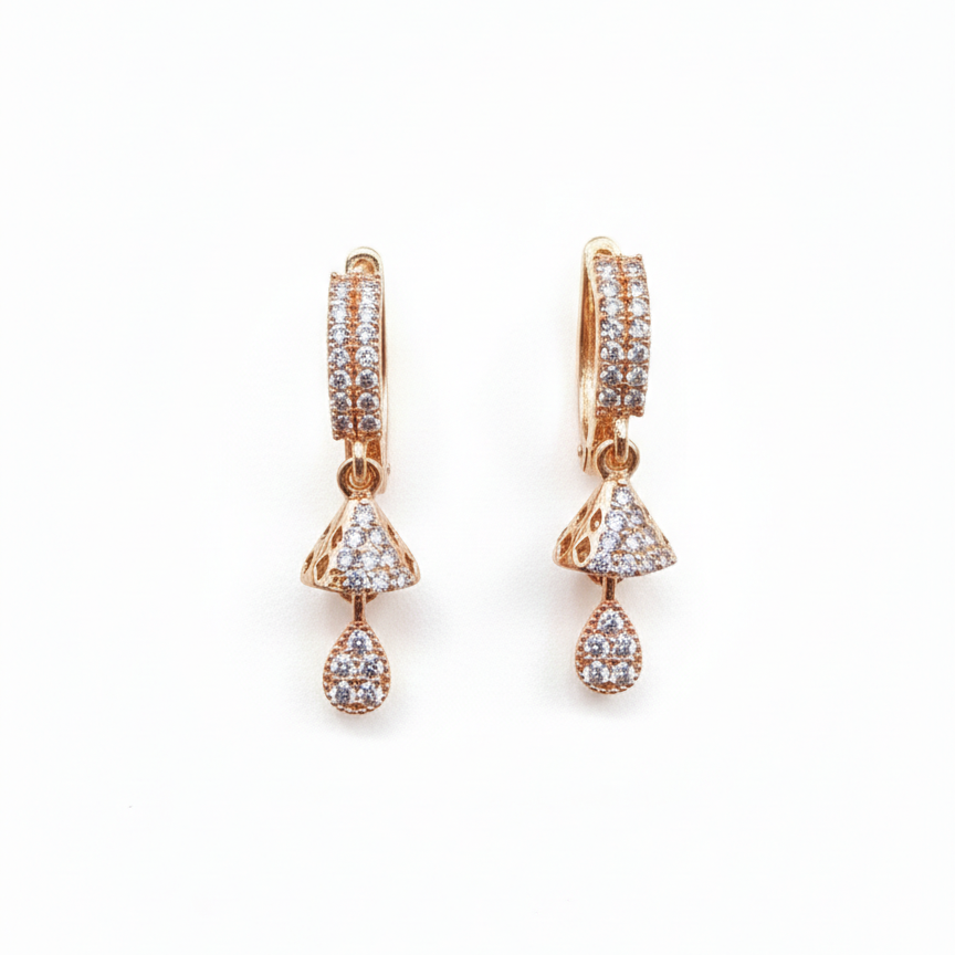 Anti Tarnish CZ Earring 25