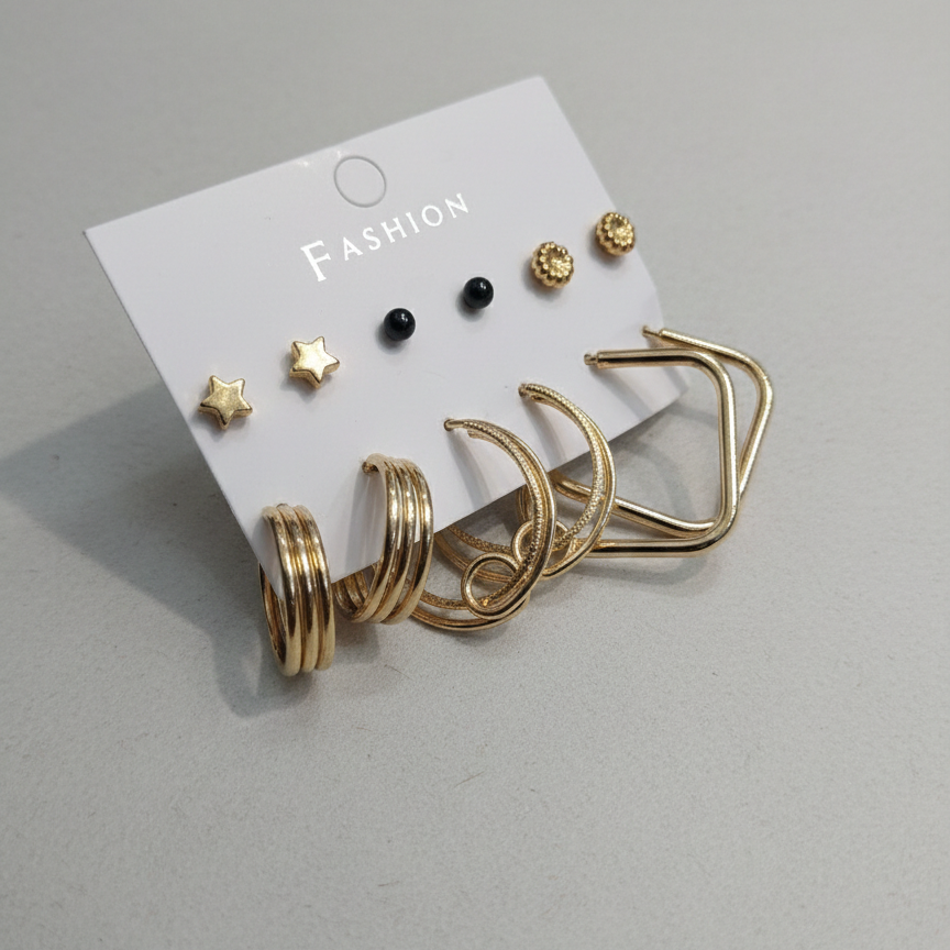 Combo of 6 pair earrings-37