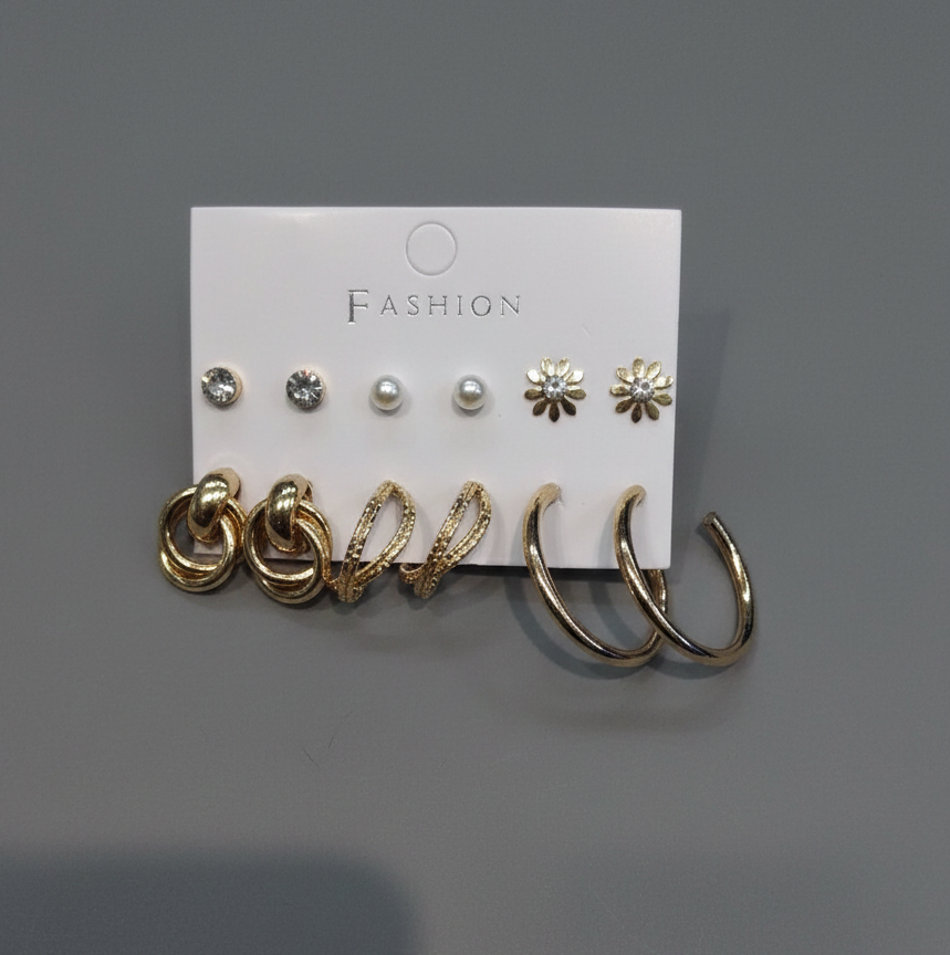 Combo of 6 pair earrings-42