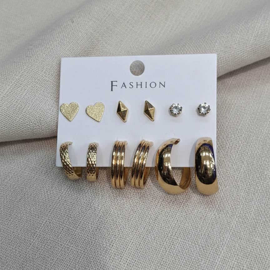 Combo of 6 pair earrings-43
