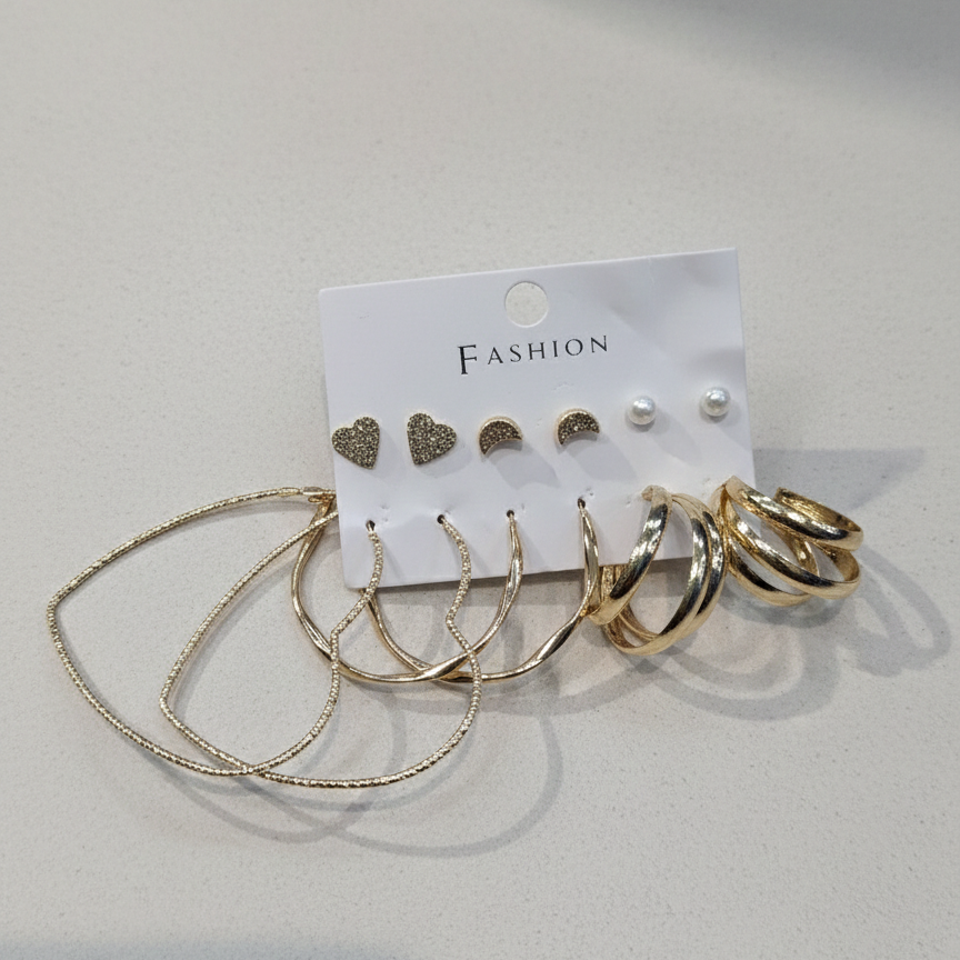 Combo of 6 pair earrings-44