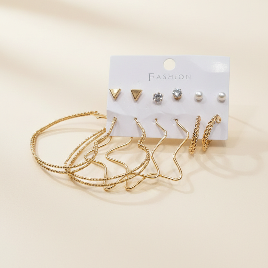 Combo of 6 pair earrings-46