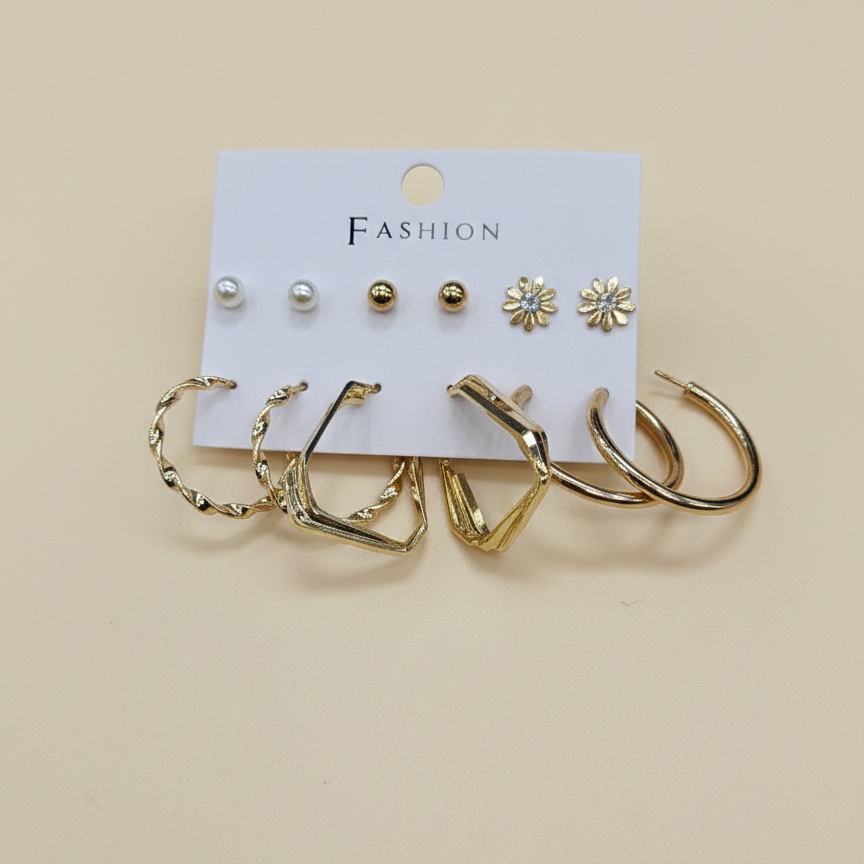 Combo of 6 pair earrings-60