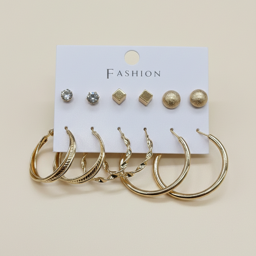 Combo of 6 pair earrings-66