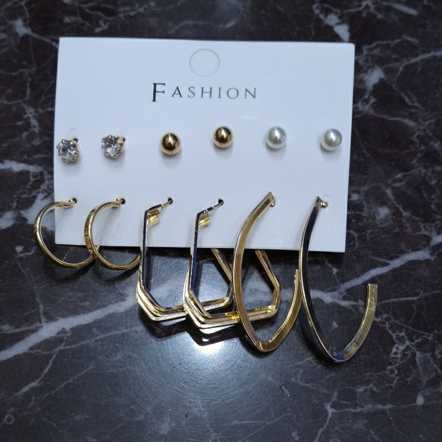 Combo of 6 pair earrings-41