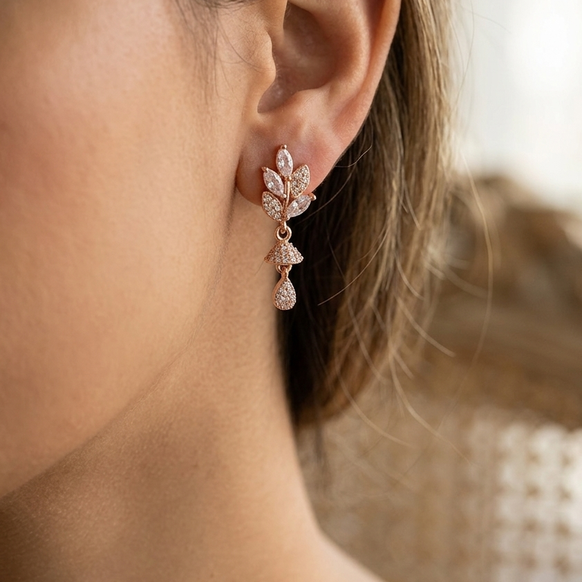 Anti Tarnish CZ Earring 110