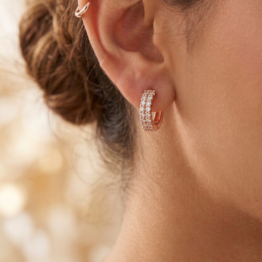 Anti Tarnish CZ Earring 152