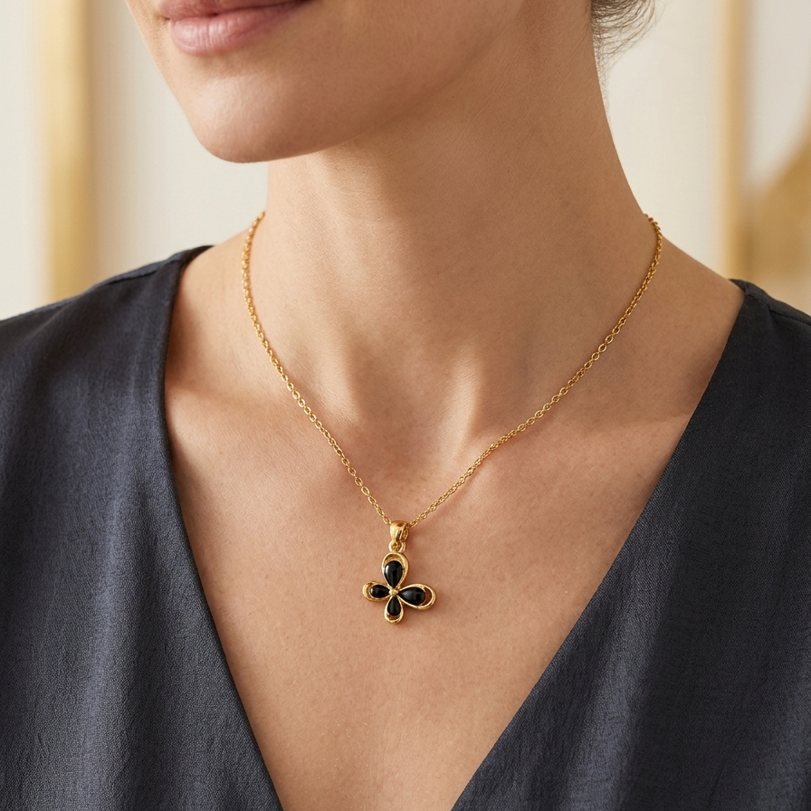 Anti Tarnish Chain Pendant (4139)
