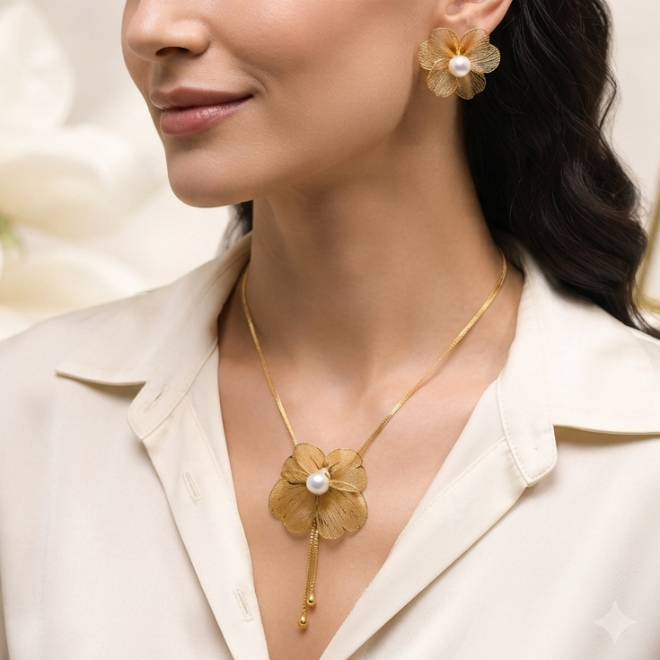 Anti Tarnish combo set with Earring (9558)