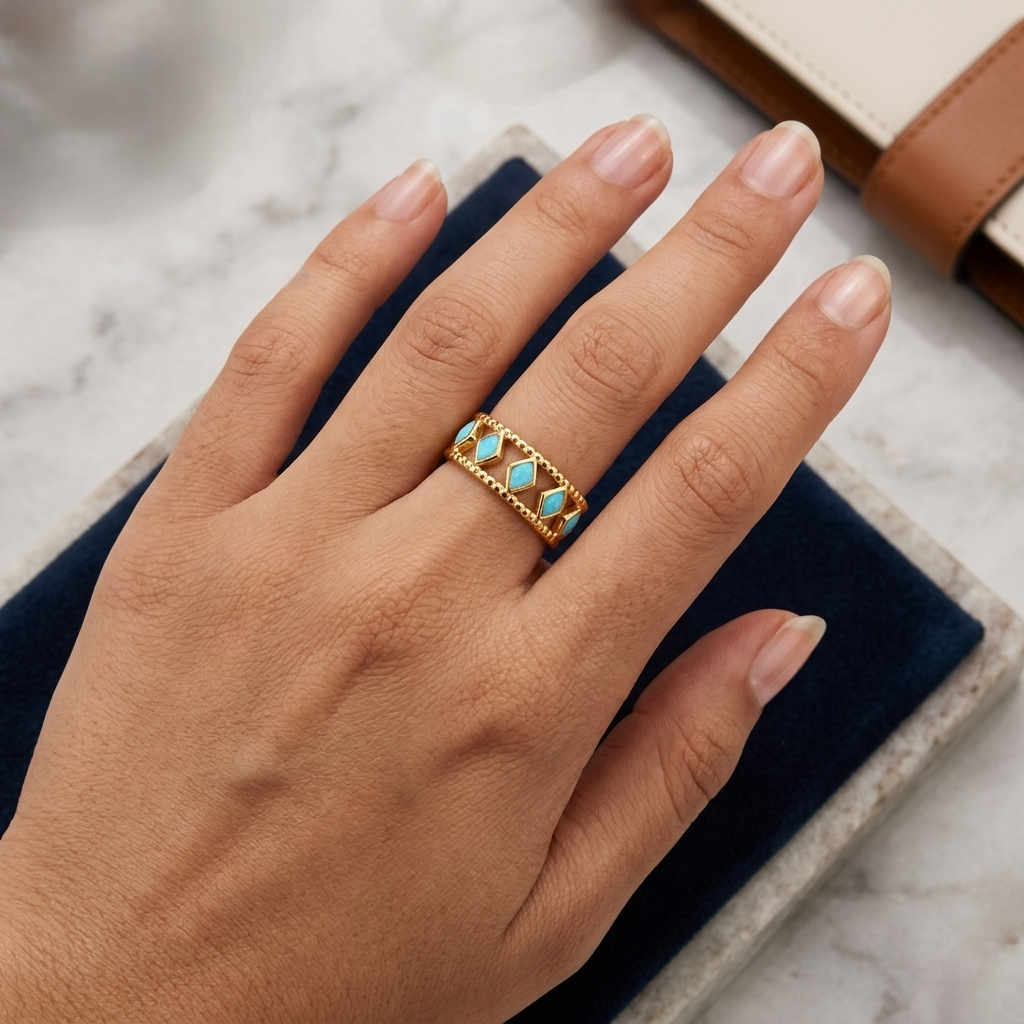 Fancy Adjustable Mina Ring (9106)