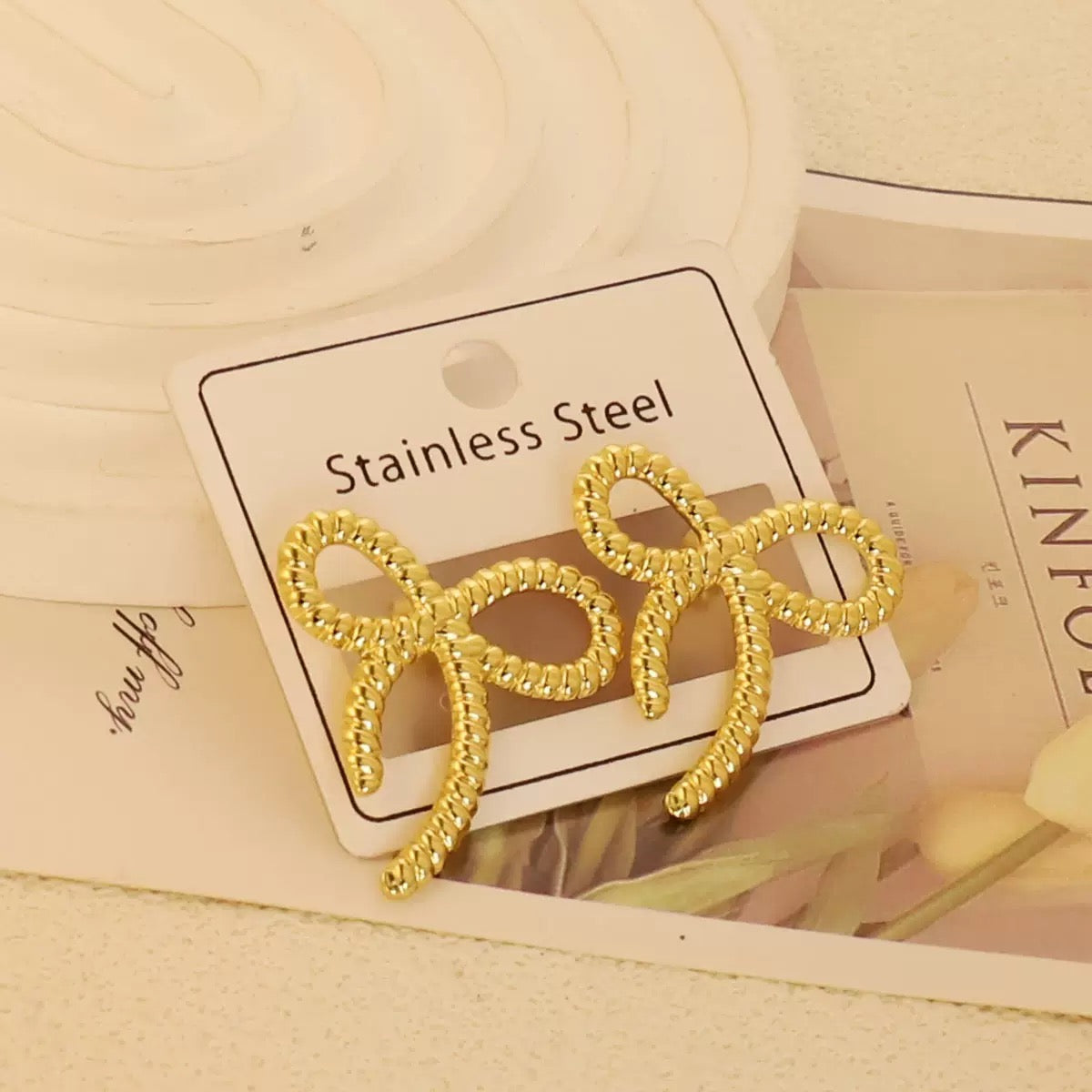 Anti tarnish earrings