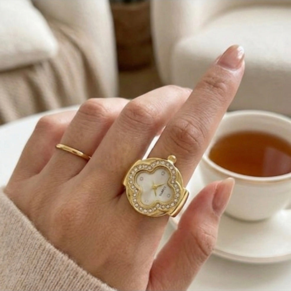 Adjustable ring watch (9626)