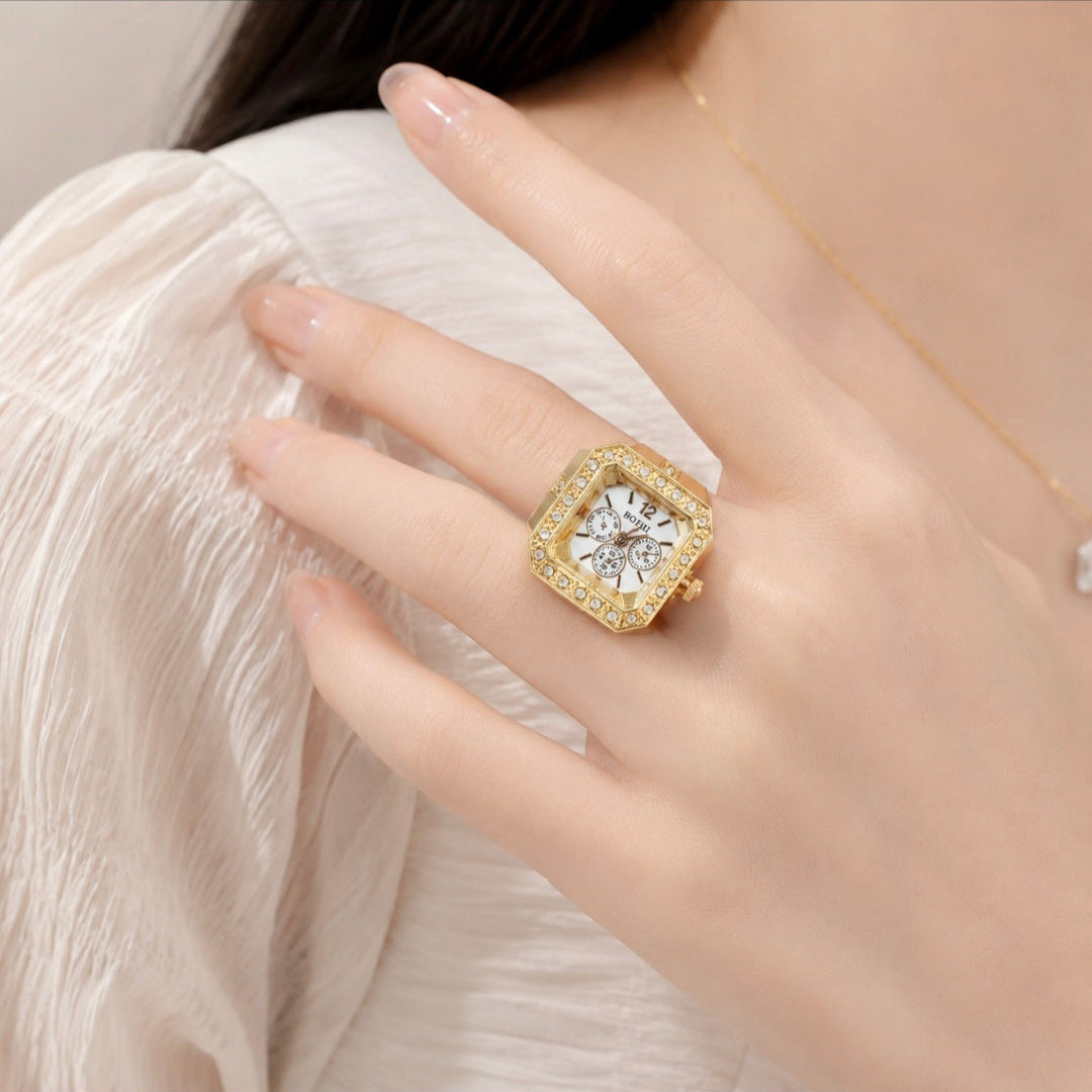Adjustable Ring Watch (9459)