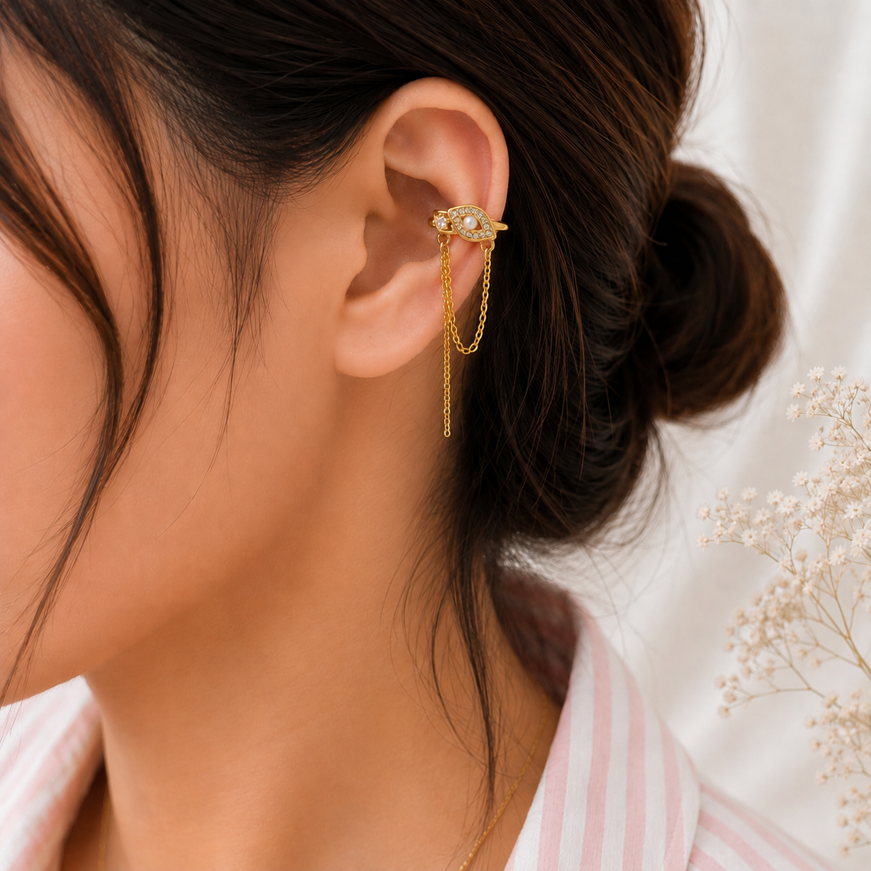 Anti Tarnish Earcuff (4052)