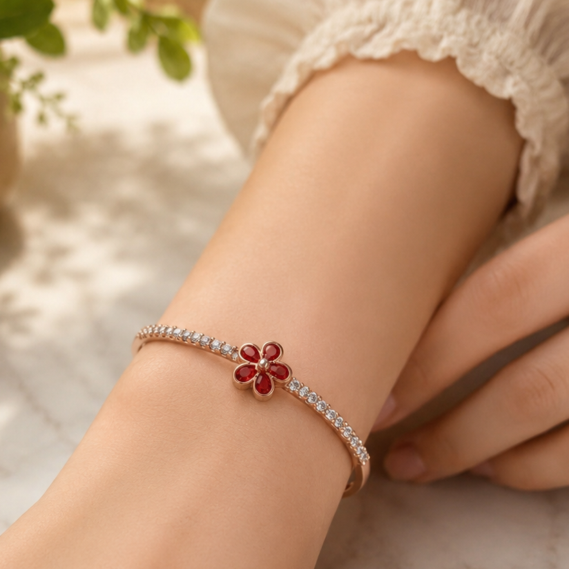 AD bracelet roz gold (9356)