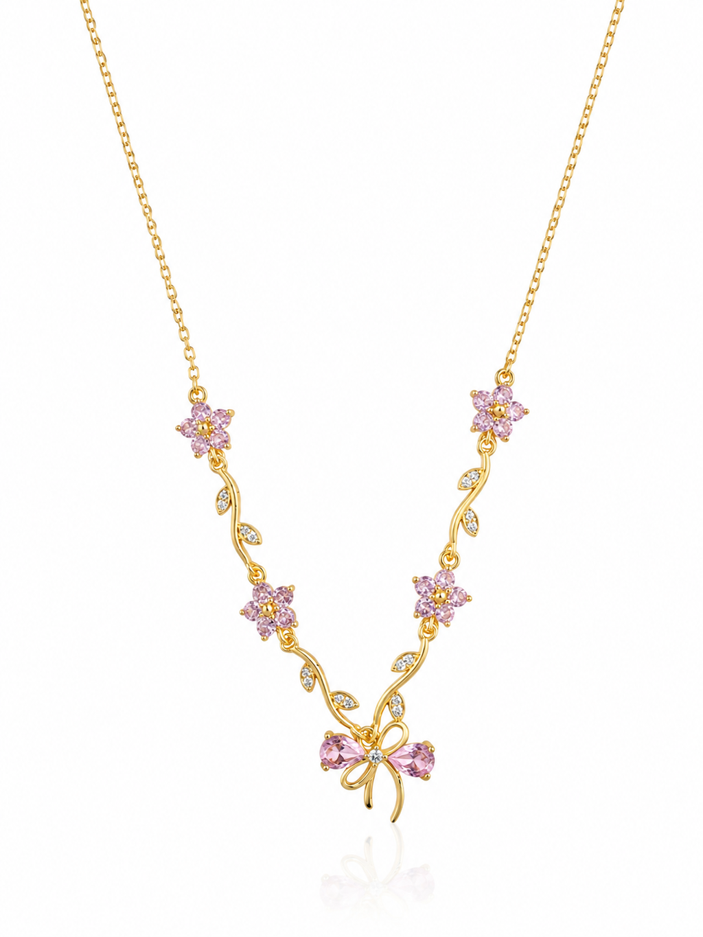 Anti Tarnish necklace (9548)
