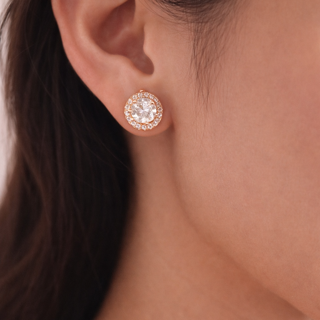 Anti Tarnish CZ Earring 132
