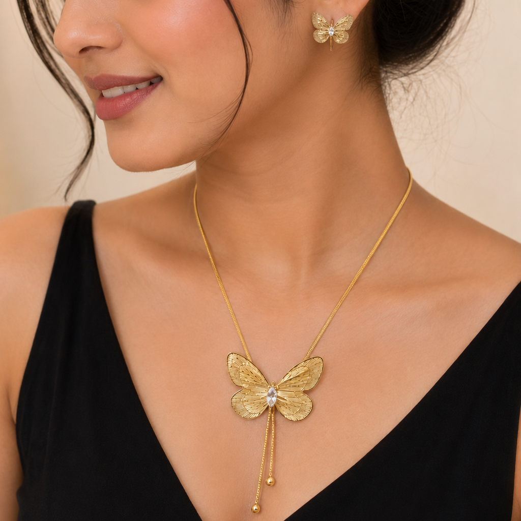 Anti Tarnish combo set with Earring (9554)