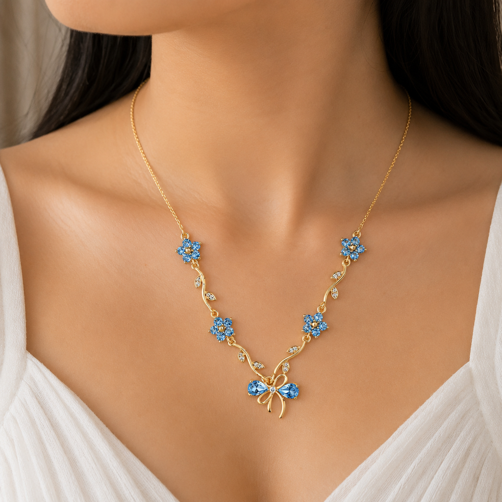 Anti Tarnish necklace (9549)