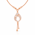 Anti Tarnish CZ Necklace(with box) 35