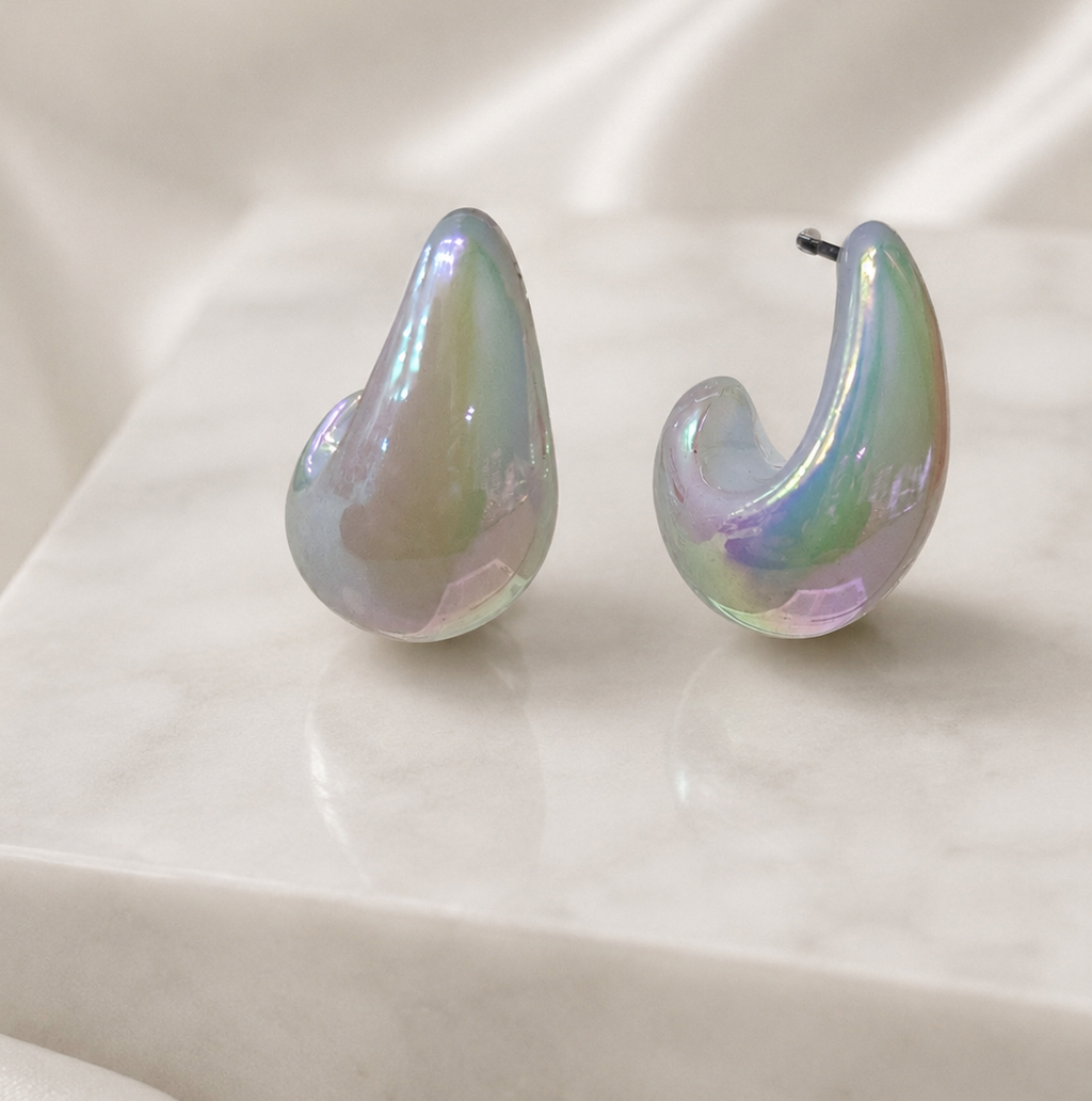 Rainbow kaju earrings