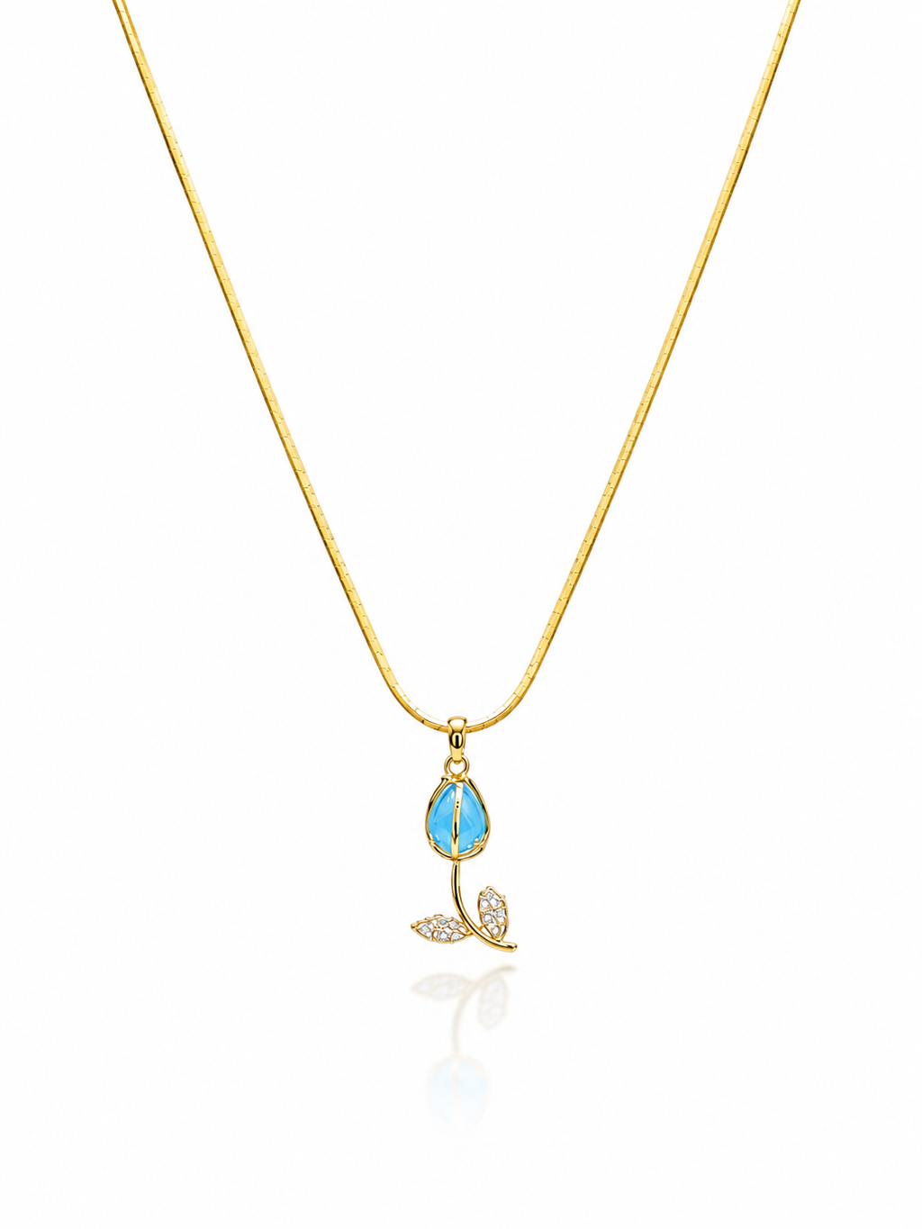 Anti Tarnish Chain Pendant (9547)