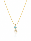 Anti Tarnish Chain Pendant (9547)