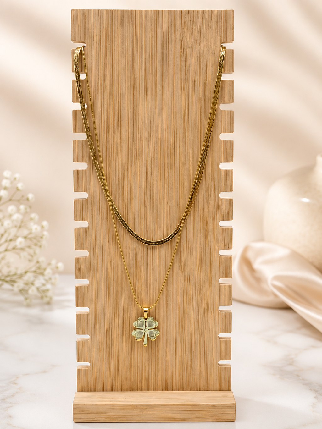 Anti Tarnish Chain Pendant (9580)