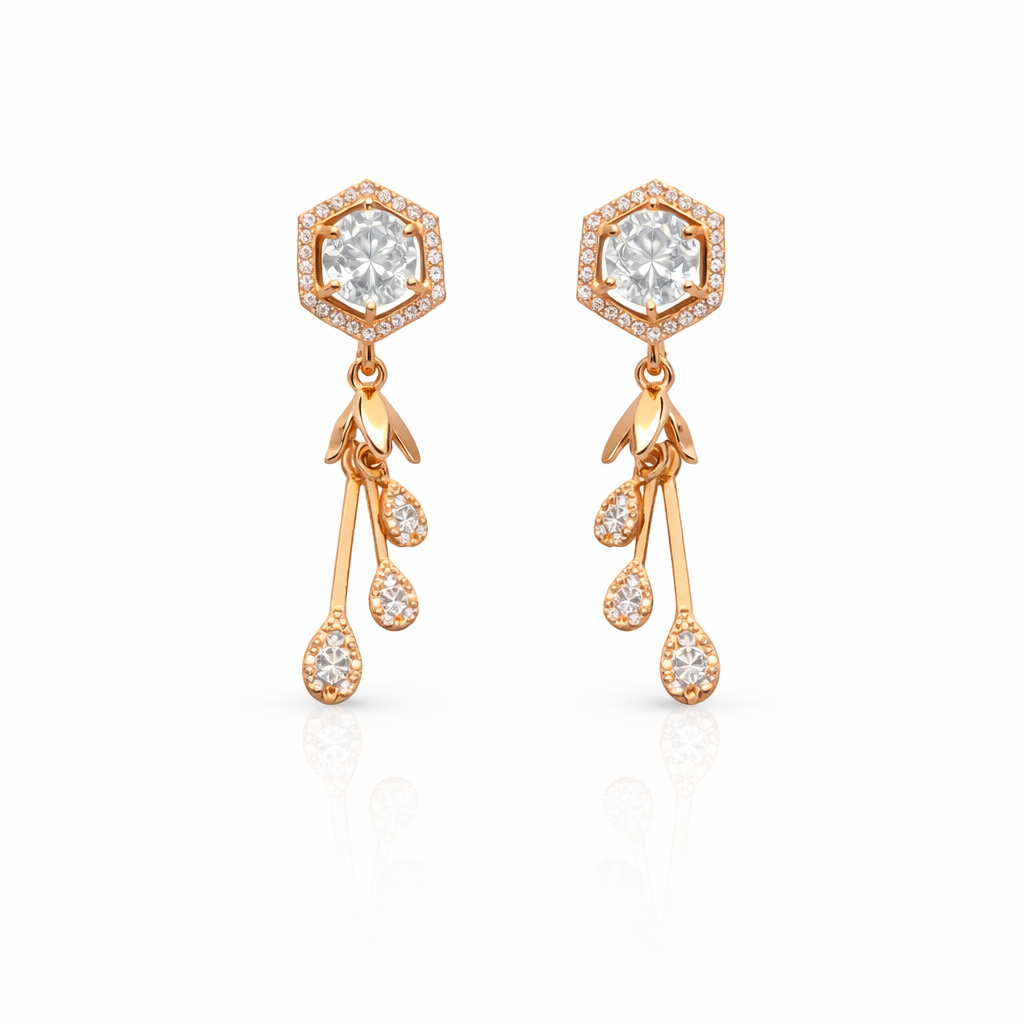 Anti Tarnish CZ Earring 19