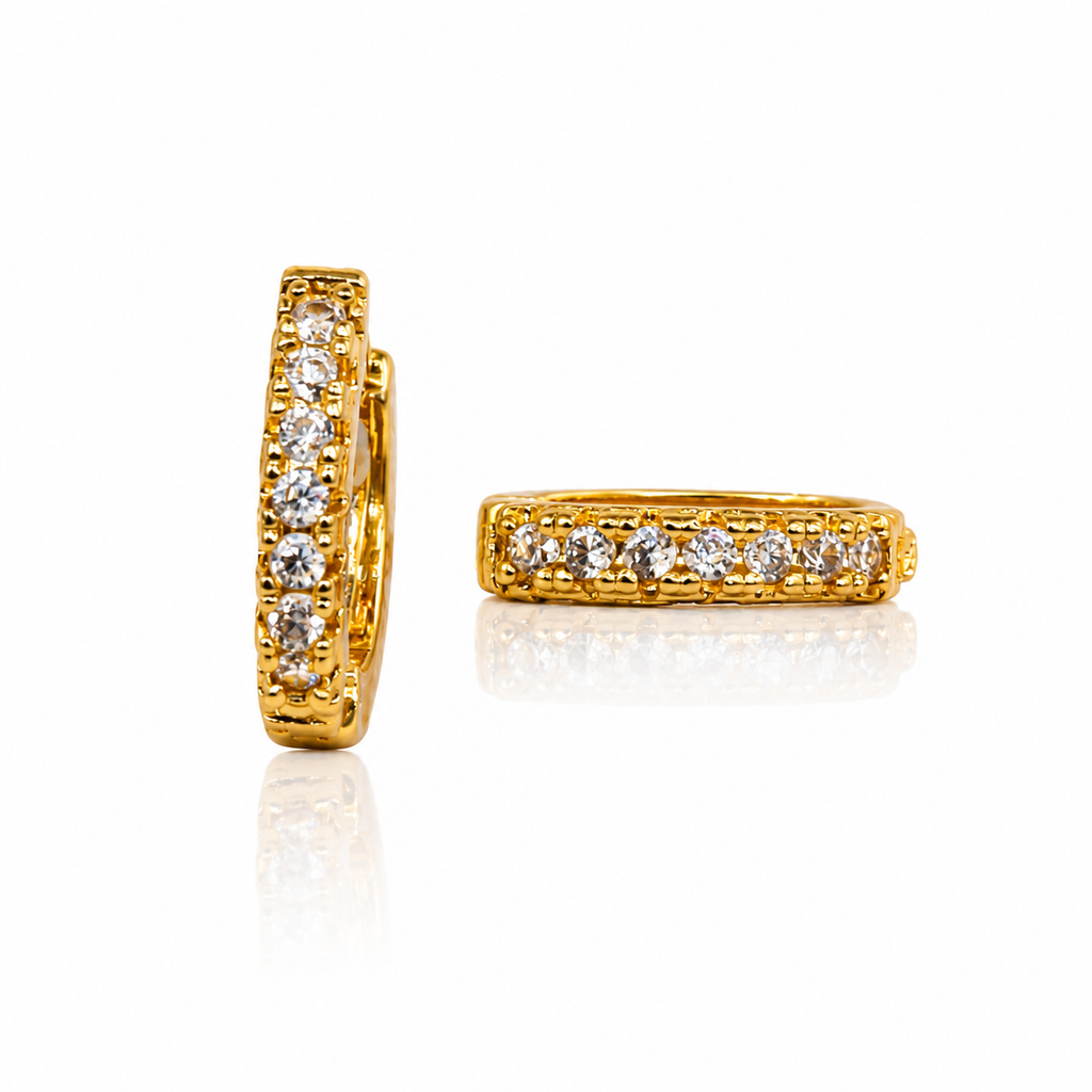Small size CZ Bali (gold) 6       (9500)