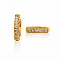 Small size CZ Bali (gold) 6       (9500)