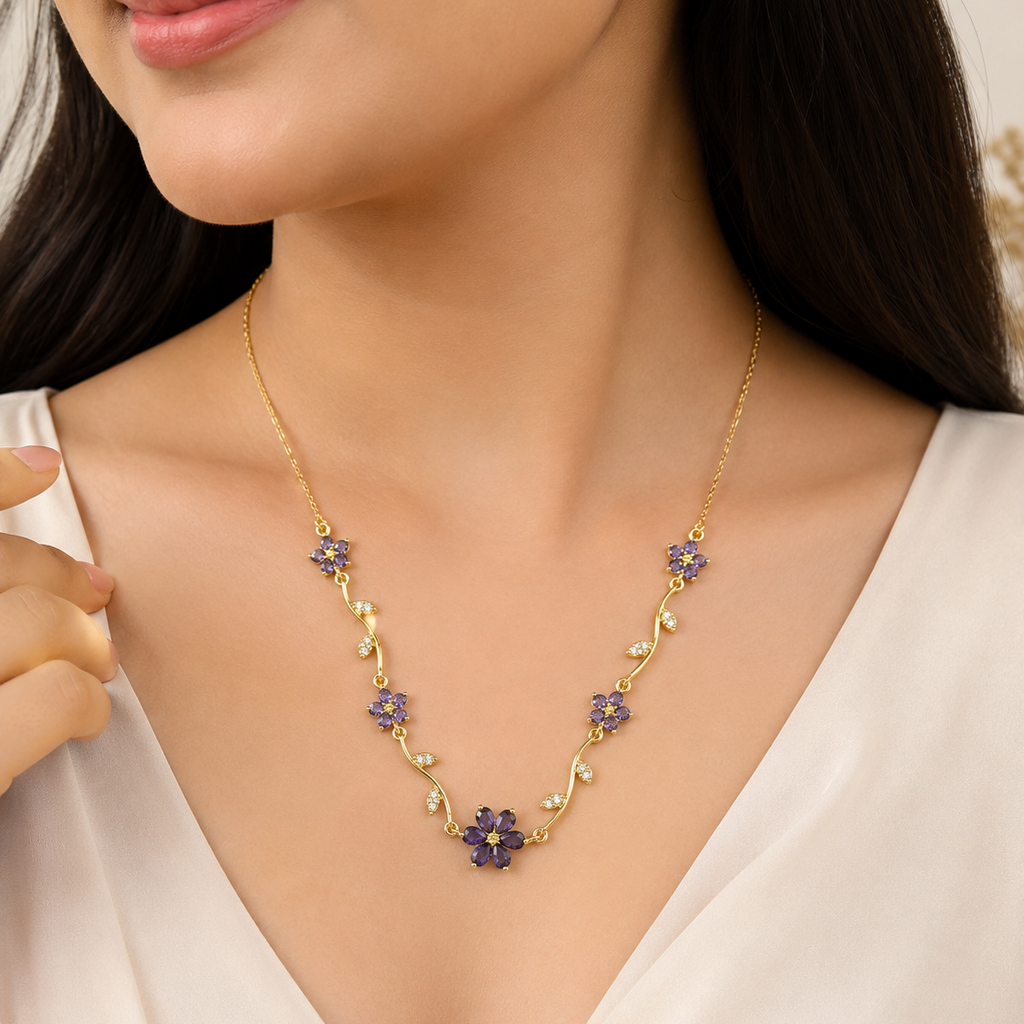 Anti Tarnish necklace (9550)