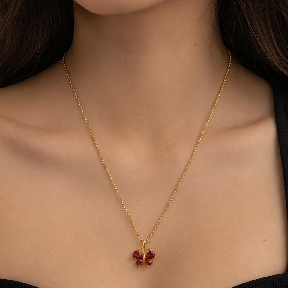 Anti Tarnish Chain Pendant (4157)