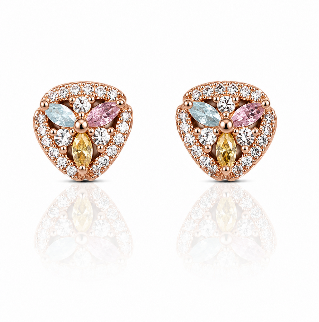 Anti Tarnish CZ Earring 129