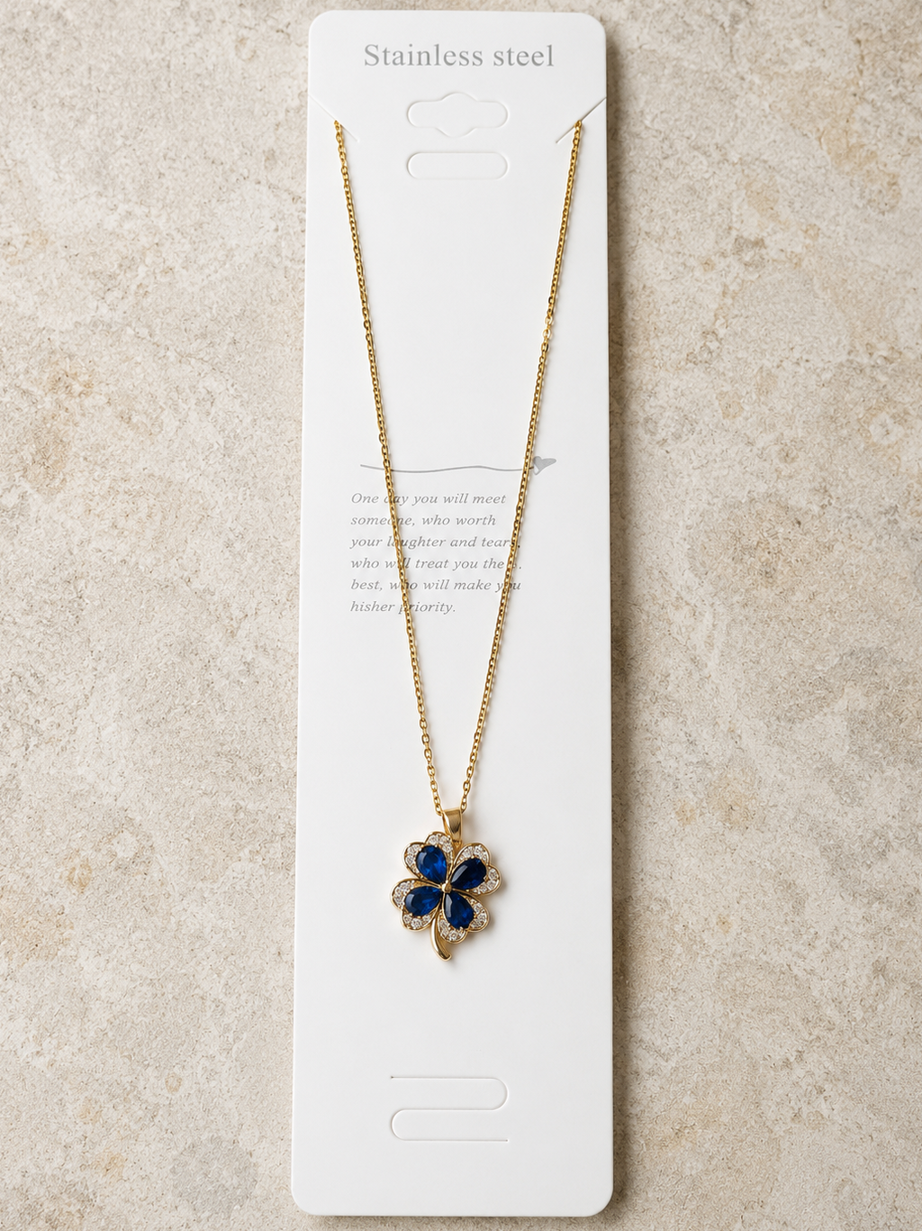 Anti Tarnish Chain Pendant (6010)