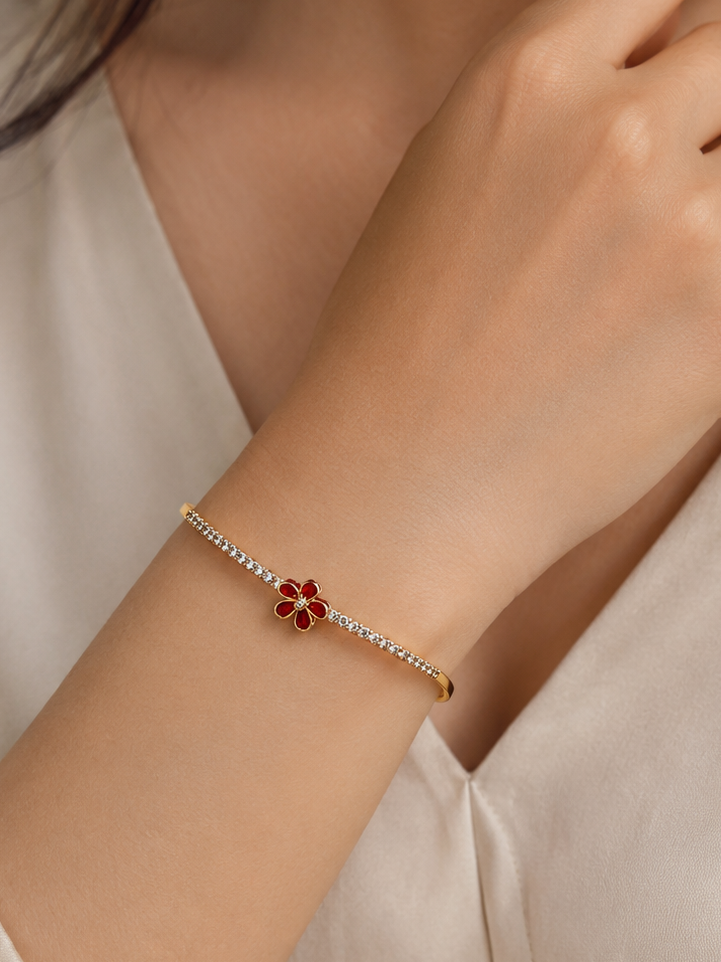 AD bracelet gold (9396)