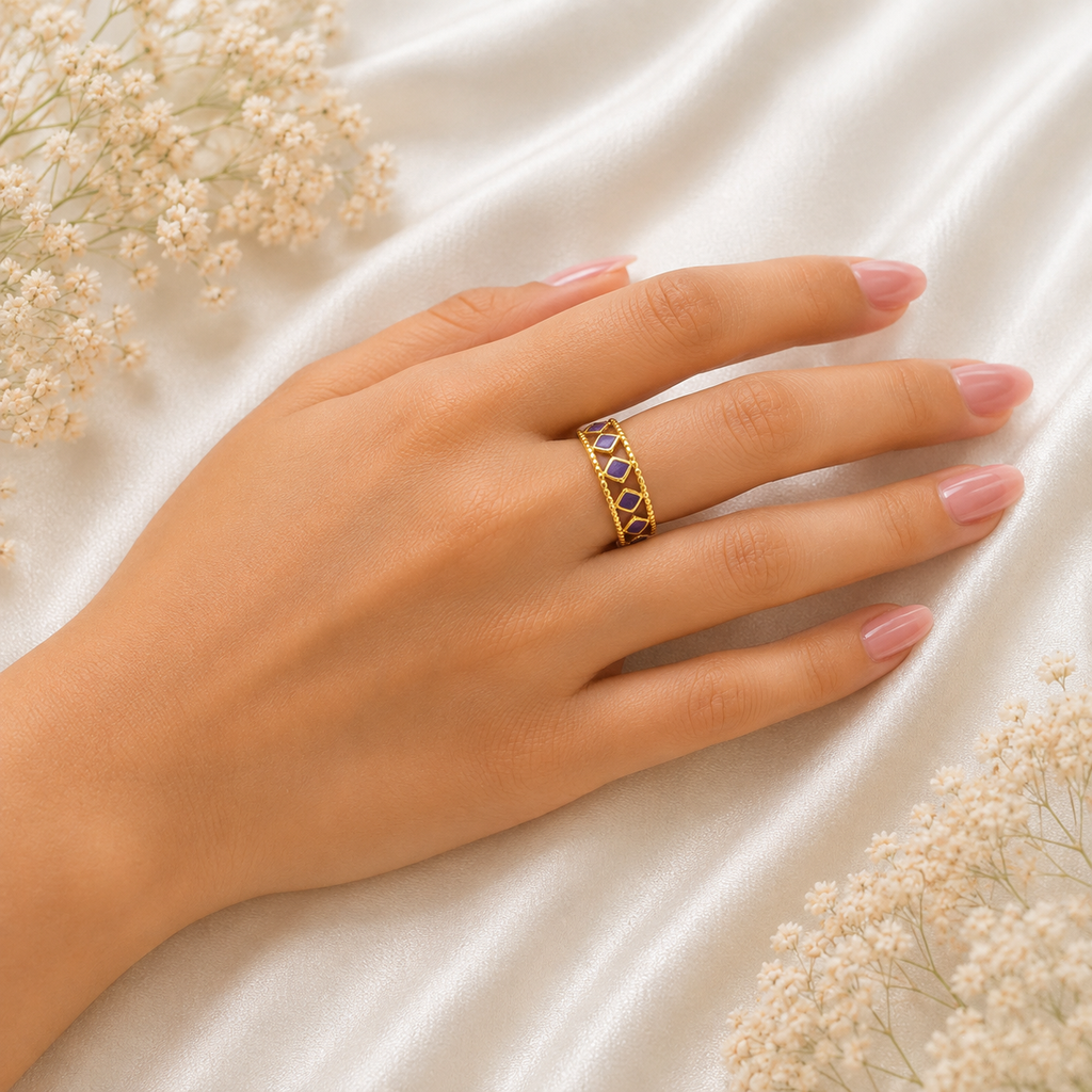 Fancy Adjustable Mina Ring (9061)